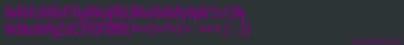 Havnel Font – Purple Fonts on Black Background