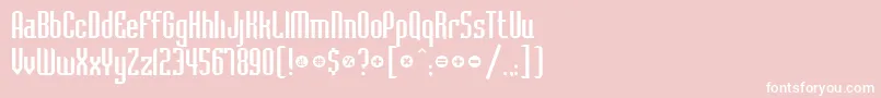 Havnel Font – White Fonts on Pink Background