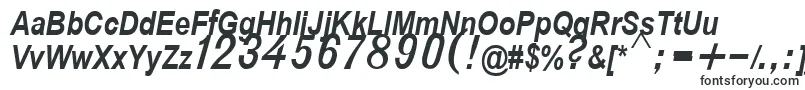 D432BoldItalic-fontti – Järjestelmäfontit