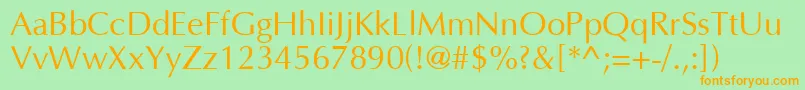 More about AgopusNormal Font AgopusNormal Font – Orange Fonts on Green Background