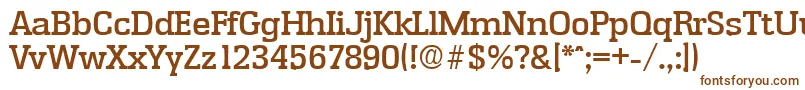 EnschedeMedium Font – Brown Fonts