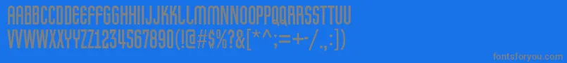 Шрифт Pretender – серые шрифты на синем фоне