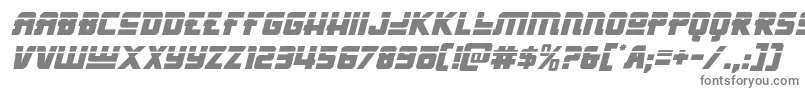 Hongkonghustlelaserital Font – Gray Fonts on White Background