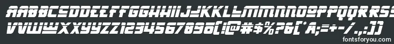 Hongkonghustlelaserital Font – White Fonts on Black Background