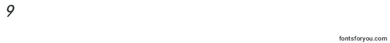 フォントItcavantgardestdMdcnobl – フォント数字9
