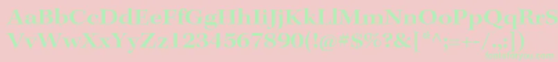 Weitere Informationen zur KeplerstdSemiboldextsubh-Schriftart KeplerstdSemiboldextsubh-Schriftart – Grüne Schriften auf rosa Hintergrund