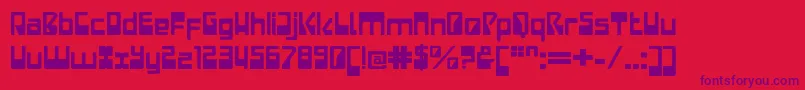 Más sobre la fuente LaserdiscoExtended fuente LaserdiscoExtended – Fuentes Moradas Sobre Fondo Rojo