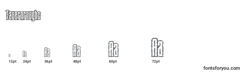 Tauernroughc Font Sizes