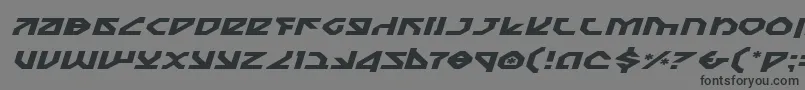 Шрифт Nostroei – чёрные шрифты на сером фоне