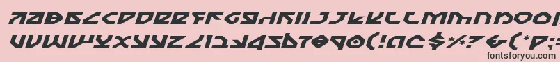 Nostroei Font – Black Fonts on Pink Background