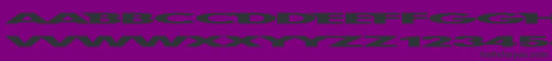 Firstbli Font – Black Fonts on Purple Background