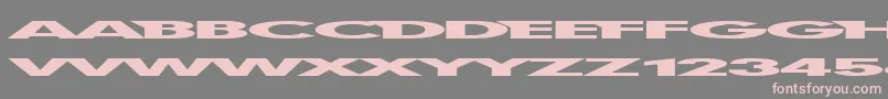 Firstbli Font – Pink Fonts on Gray Background