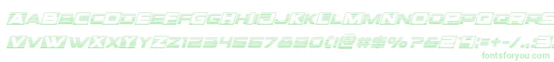 フォントVoxboxgradital – 緑のフォント