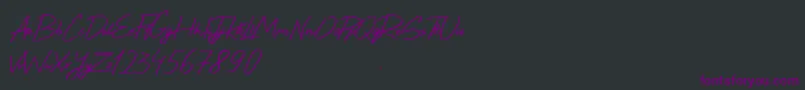 EpicRide Font – Purple Fonts on Black Background