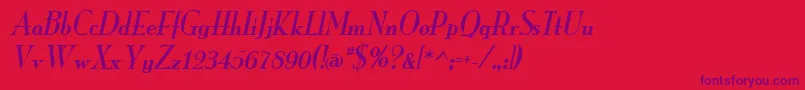 More about MonarchItalic Font MonarchItalic Font – Purple Fonts on Red Background