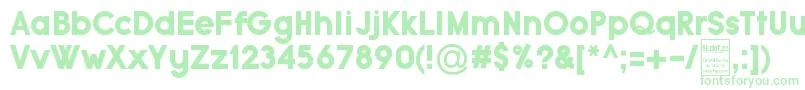 TypoGroteskBlackDemo Font – Green Fonts on White Background