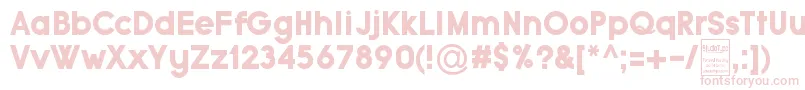 TypoGroteskBlackDemo Font – Pink Fonts on White Background