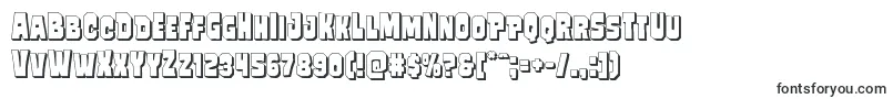 Czcionka Mindlessbrute3D – kroje pisma w dużych rozmiarach