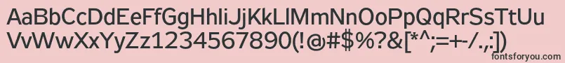 Zeppelin32 Font – Black Fonts on Pink Background