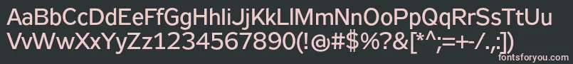 Zeppelin32 Font – Pink Fonts on Black Background