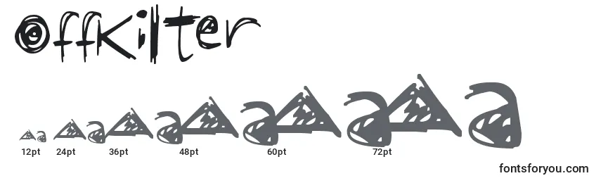 OffKilter Font Sizes