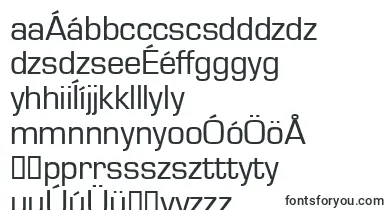 EuraldbNormal font – hungarian Fonts