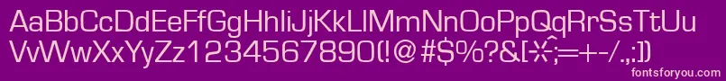 EuraldbNormal Font – Pink Fonts on Purple Background