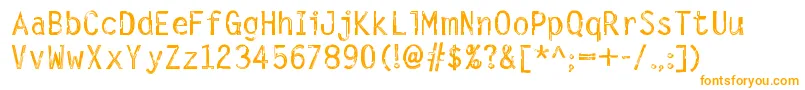 DigitalNoise Font – Orange Fonts