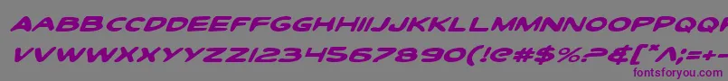 Toontiei Font – Purple Fonts on Gray Background