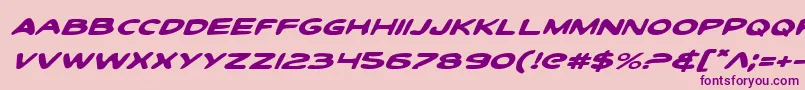 Toontiei Font – Purple Fonts on Pink Background