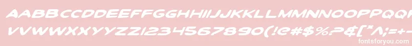 Toontiei Font – White Fonts on Pink Background