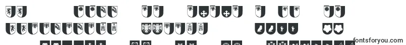Wappen-fontti – slovakian fontit