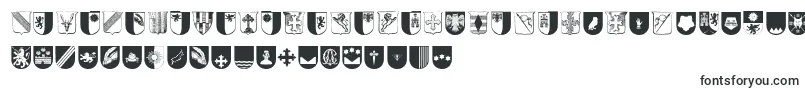 Wappen-Schriftart – Antike Schriften