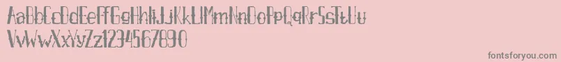 AxrAirpenafreeversion Font – Gray Fonts on Pink Background