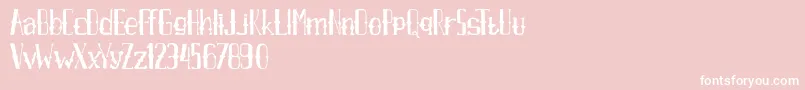 AxrAirpenafreeversion Font – White Fonts on Pink Background