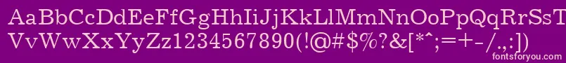Шрифт Jrn55C – розовые шрифты на фиолетовом фоне