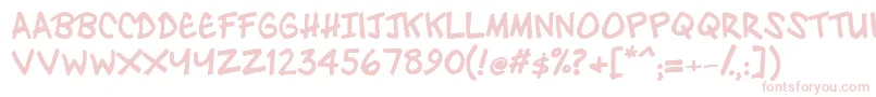 Подробнее о шрифте ZebtoonzB Шрифт ZebtoonzB – розовые шрифты