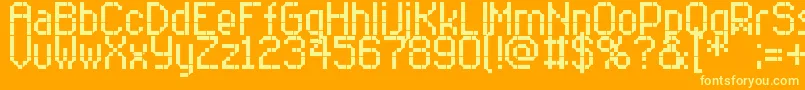 Más sobre la fuente ROfficeL8 fuente ROfficeL8 – Fuentes Amarillas Sobre Fondo Naranja