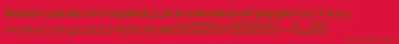 En savoir plus sur la police MasaakiRegular Police MasaakiRegular – polices brunes sur fond rouge