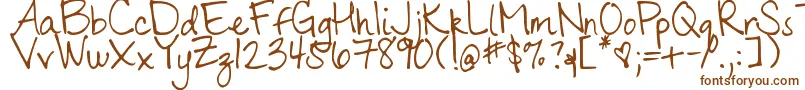 DjbMsRachel Font – Brown Fonts