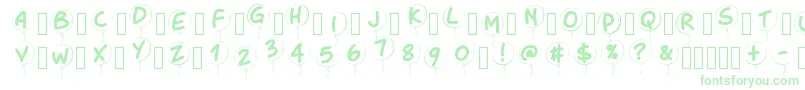 Pwballoon Font – Green Fonts