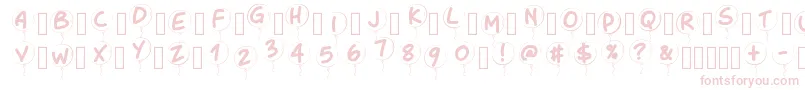 More about Pwballoon Font Pwballoon Font – Pink Fonts on White Background