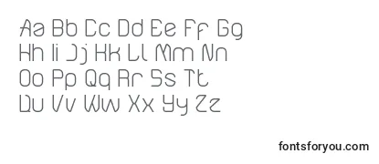 Review of the ElectroStaticRainLight Font