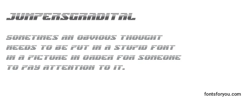 Review of the Jumpersgradital Font