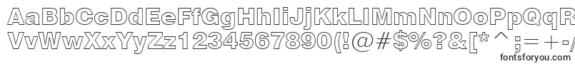 Шрифт Swiss721BlackOutlineBt – шрифты, начинающиеся на S