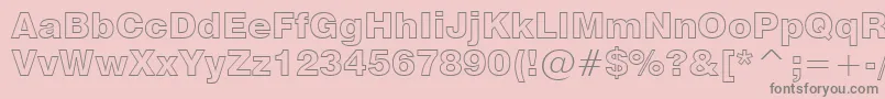 More about Swiss721BlackOutlineBt Font Swiss721BlackOutlineBt Font – Gray Fonts on Pink Background