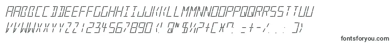 LedRealItalic-fontti – Fontit Microsoft Wordille