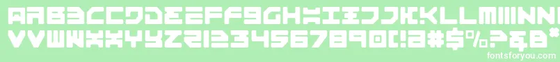 Omega3lt Font – White Fonts on Green Background