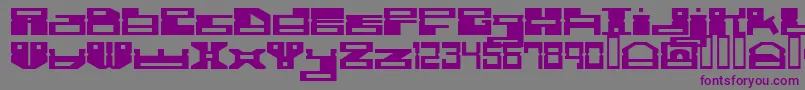 Rammdisc Font – Purple Fonts on Gray Background