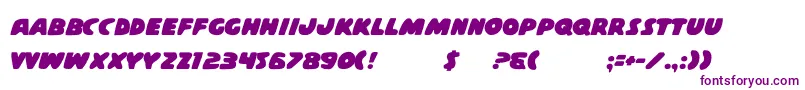 More about CasperComicsSolid Font CasperComicsSolid Font – Purple Fonts on White Background